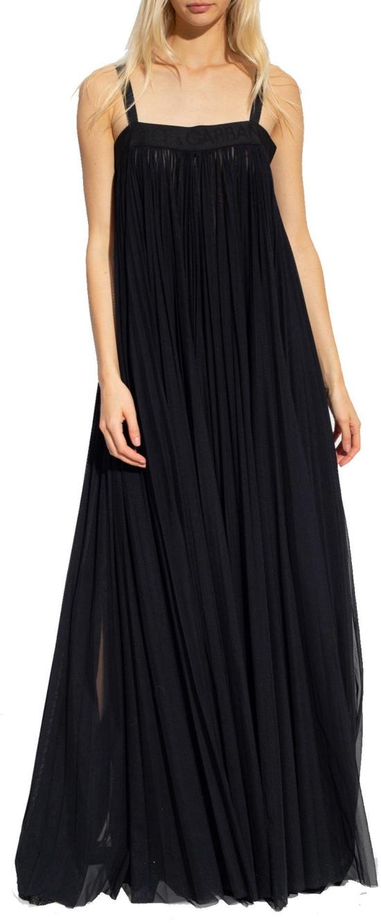  돌체앤가바나 롱 원피스 15426441085268 BLACK - DOLCE & GABBANA