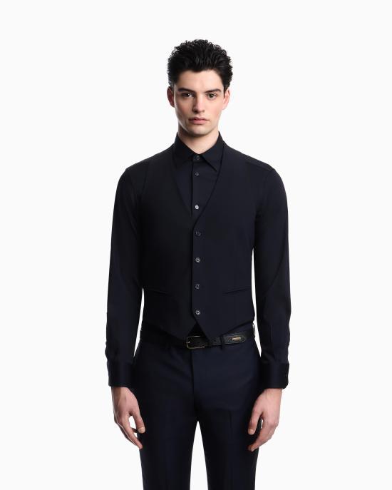 26SS 엠포리오 아르마니 베스트 EM000489 TE19183 UB109 Dark navy - EMPORIO ARMANI