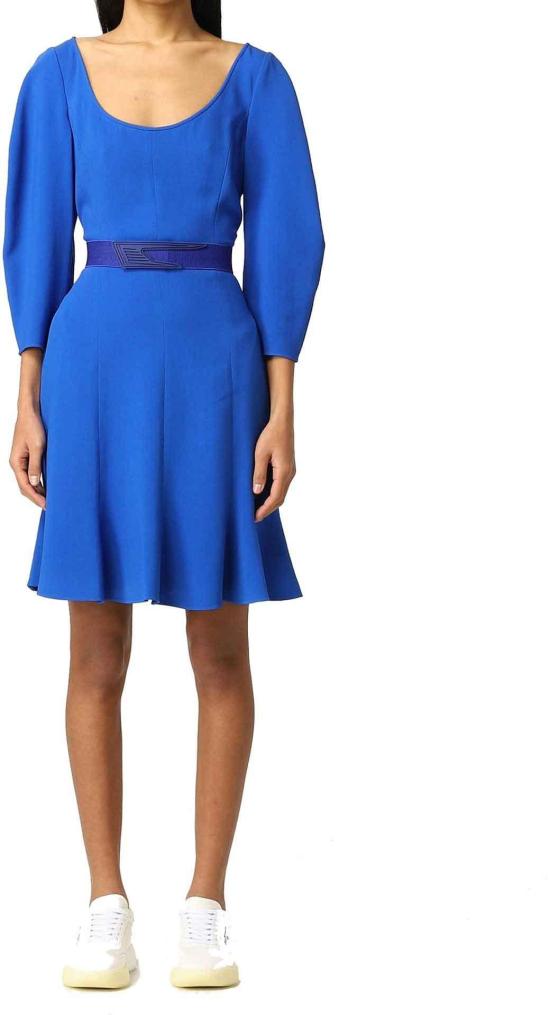  스텔라 맥카트니 미디 원피스 15426443542868 BLUE - STELLA MCCARTNEY