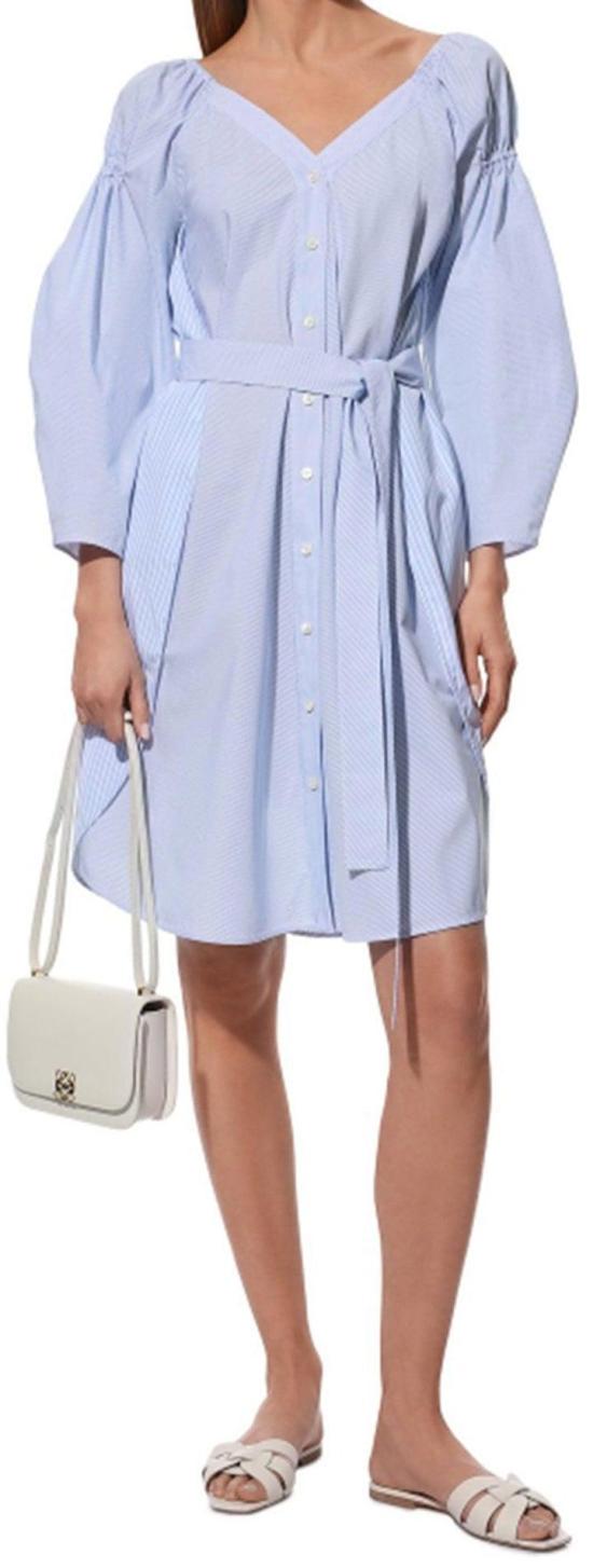  스텔라 맥카트니 미디 원피스 15426442920276 BLUE - STELLA MCCARTNEY