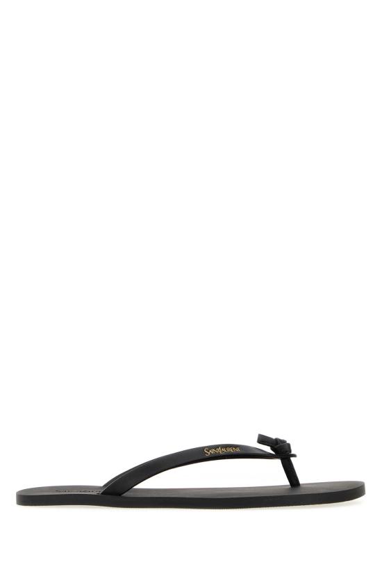26SS 생로랑 뮬/슬리퍼 860815DWE00 1000 Black