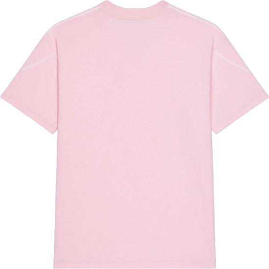 26FW 지방시 반팔 티셔츠 GIVENCHYBM71P53YR8681COUTURESEAMCONTRASTEDSTITCHTSHIRTSHORTSLEEVETSHIRTSPINK - GIVENCHY