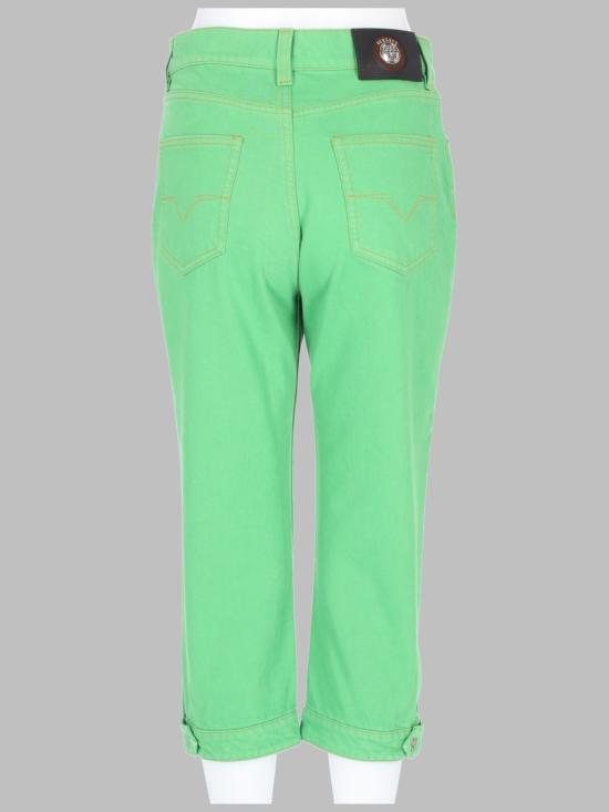 26FW 베르사체 스트레이트 팬츠 1023741 1A178711DB00 GREEN - VERSACE
