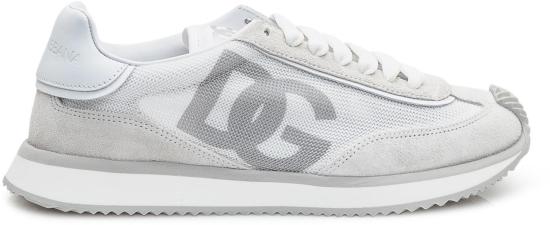 26SS 돌체앤가바나 믹스 소재 DG 쿠션 스니커즈 CK2288A53558B930 WHITE