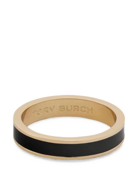 26FW 토리버치 반지 184445 999 GOLD BLACK - TORY BURCH