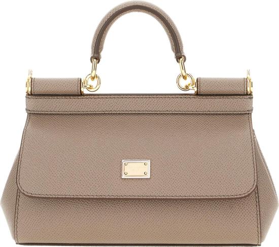 26FW 돌체앤가바나 SICILY 시실리 스몰 핸드백 BB7116B100180045 GREY