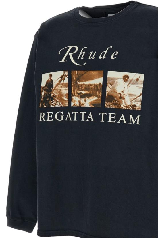 26SS 루드 긴팔 티셔츠 RHPS26TT140126009 Black - RHUDE
