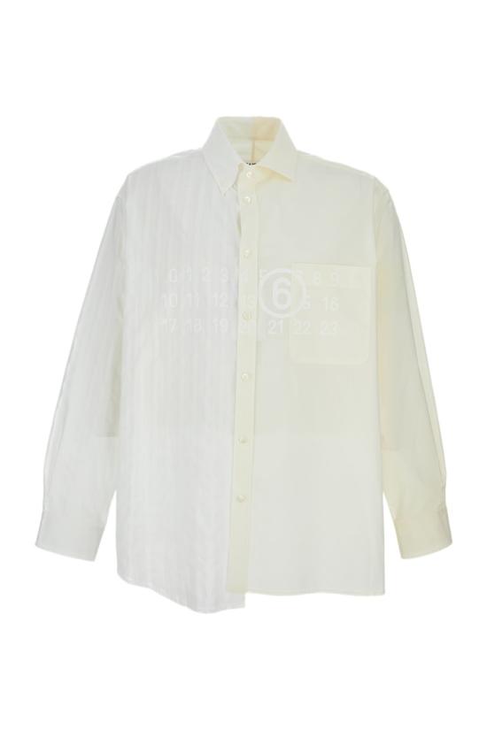 26SS MM6 메종마르지엘라 셔츠 SH0DT0025MTN135961 Neutrals