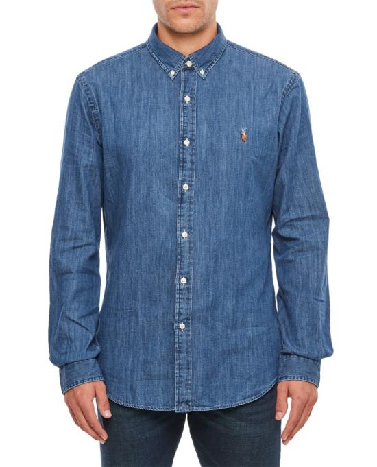  폴로 랄프로렌 클래식 플리스 후드 집업 710548539001DENIM Blue
