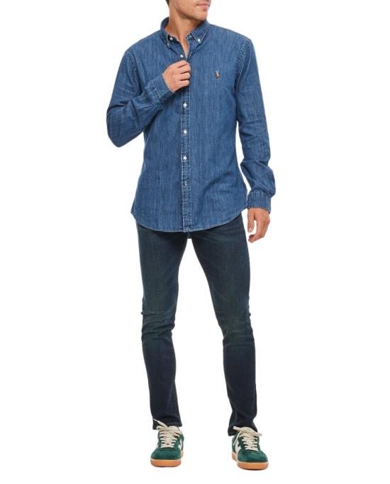 폴로 랄프로렌 클래식 플리스 후드 집업 710548539001DENIM Blue - POLO RALPH LAUREN