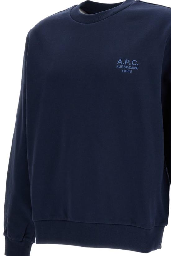 26FW 아페쎄 긴팔 티셔츠 COHGRM27913TIH Blue - A.P.C.