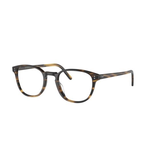 26SS 올리버피플스 선글라스 열쇠구멍 모양 브릿지가 있는 둥근 호피무늬 안경 - OLIVER PEOPLES