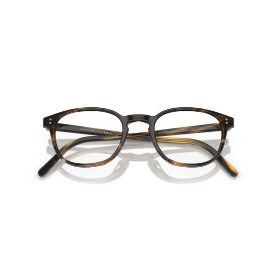 26SS 올리버피플스 선글라스 열쇠구멍 모양 브릿지가 있는 둥근 호피무늬 안경 - OLIVER PEOPLES