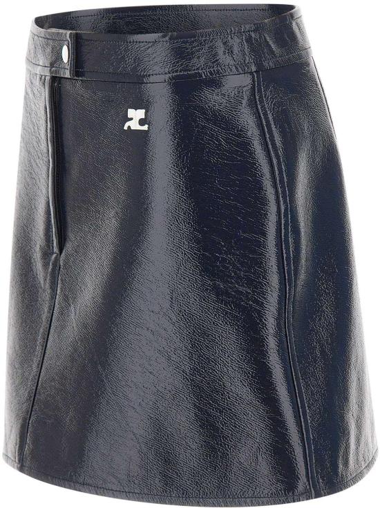26FW 쿠레쥬 숏 스커트 PERCJU001VY0014NAVY - COURREGES