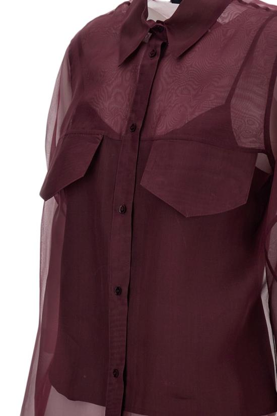 26SS 페데리카 토시 블라우스 4110840918 Burgundy - FEDERICA TOSI
