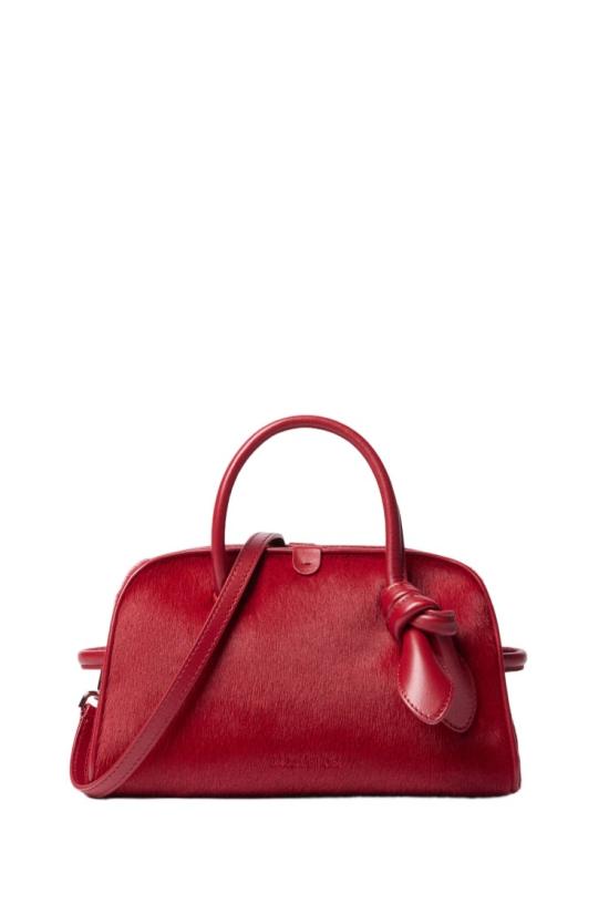 26SS 자크뮈스 TURISMO 투리스모 소프트 스몰 볼링 토트벡 BAW00416AC10C03480 Red