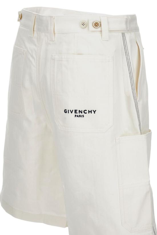 26SS 지방시 숏팬츠 BM51PK5171100 White - GIVENCHY