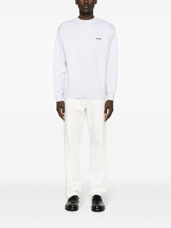 26FW 자크뮈스 그로그랭 스웨트 셔츠 SSM00206 AJ00126 950 White - JACQUEMUS