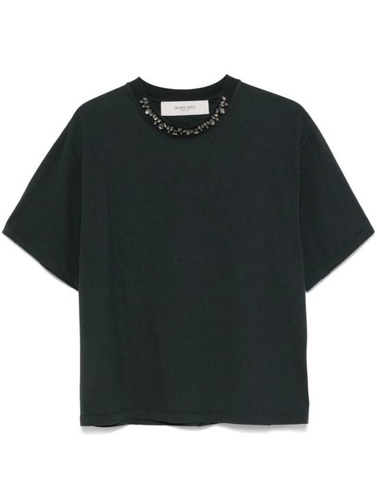  골든구스 반팔 티셔츠 GWP01874 P001897 Black