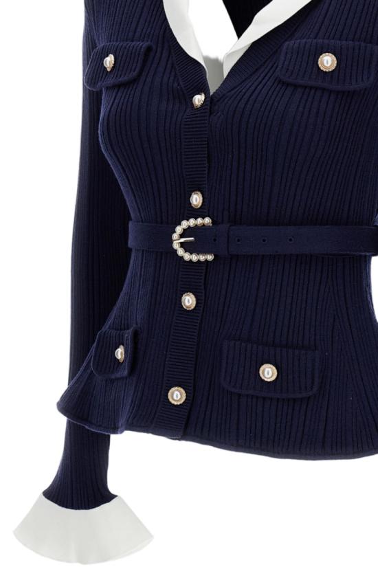 26FW 셀프 포트레이트 니트웨어 PF26131CNNAVY Blue - SELF PORTRAIT