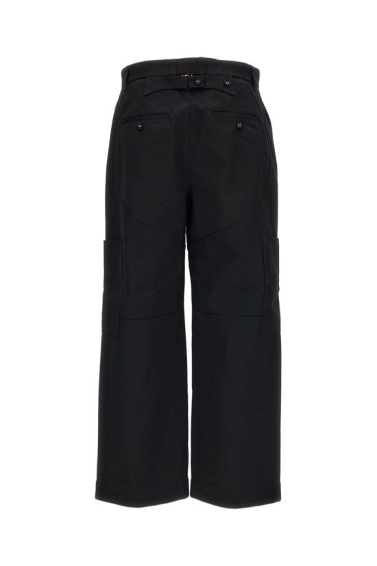 26FW 톰브라운 스트레이트 팬츠 MTU354UF0576001 Black - THOM BROWNE