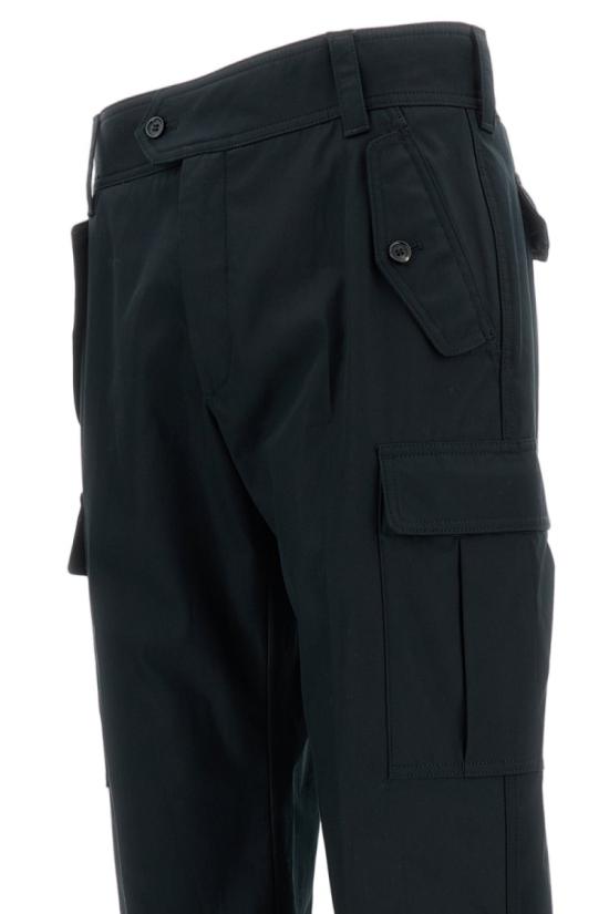 26SS 알렉산더 맥퀸 스트레이트 팬츠 857149QSACD1000 Black - ALEXANDER MCQUEEN