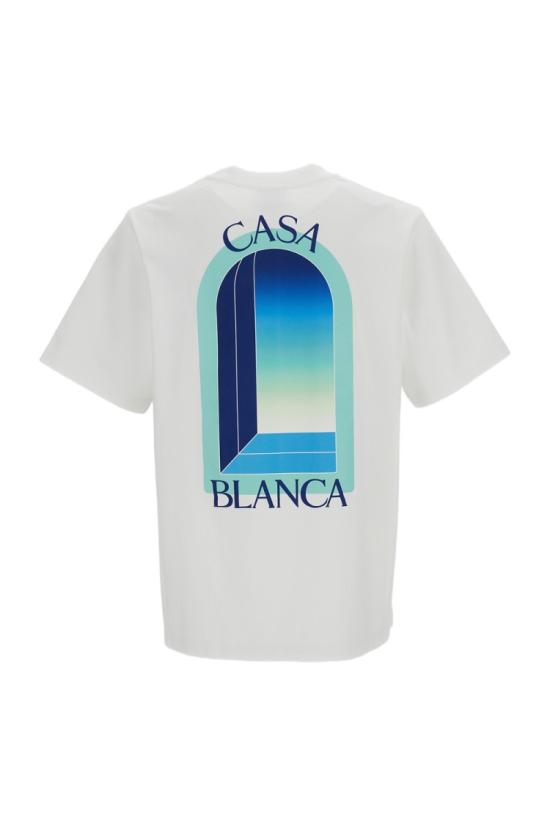 26FW 카사블랑카 반팔 티셔츠 PF26JTS00114WHITE - CASABLANCA