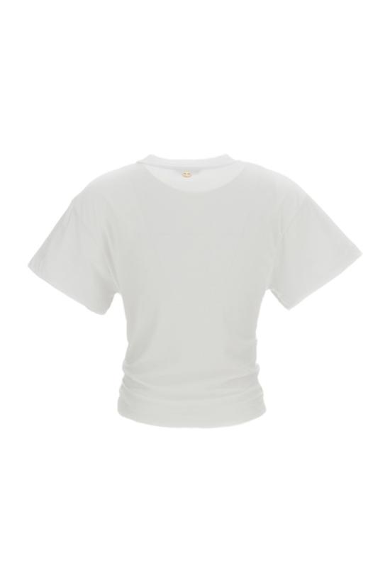 26FW 파코라반 반팔 티셔츠 23AJTO539CO0485P109 White - PACO RABANNE