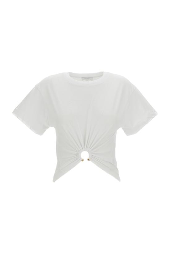 26FW 파코라반 반팔 티셔츠 23AJTO539CO0485P109 White