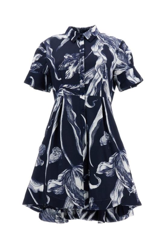 26SS 에르뎀 원피스 PS26D21451124014BOTANICAL Blue