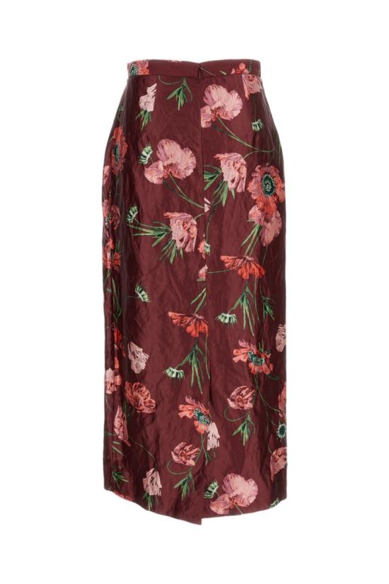 26FW 에르뎀 스커트 PF26S90152406002BELLEEPOQUE Burgundy - ERDEM
