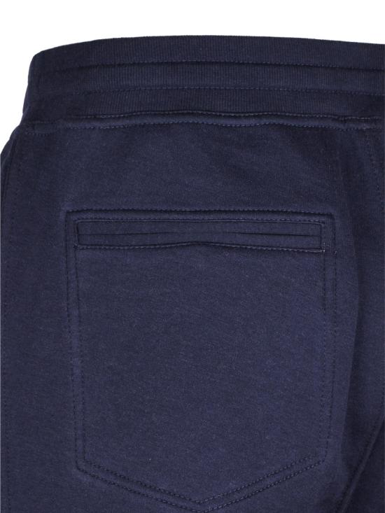 26SS 브루넬로 쿠치넬리 코튼 블렌드 트레이닝 팬츠 MM8313243GC1265 Blue - BRUNELLO CUCINELLI