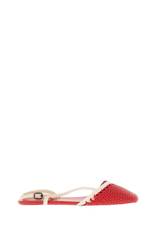 26SS 헤레우 샌들 RONDWFS25RUBYIVORY Red