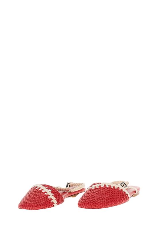 26SS 헤레우 플랫 슈즈 RONDWFS25RUBYIVORY Red - HEREU