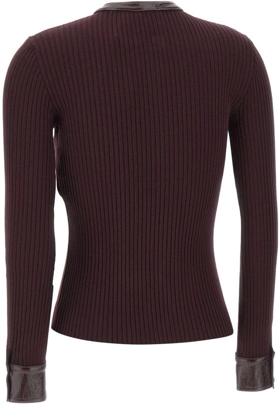 26FW 쿠레쥬 니트웨어 326MGI056FI0001BURGUNDY MAROON - COURREGES
