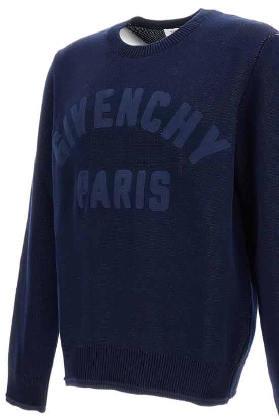 26SS 지방시 니트웨어 BM90W44YNX499 Blue - GIVENCHY