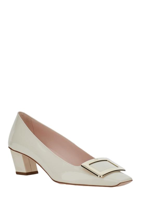  로저비비에 벨 비비어 펌프스 힐 RVW00600920D1P9999 White - ROGER VIVIER
