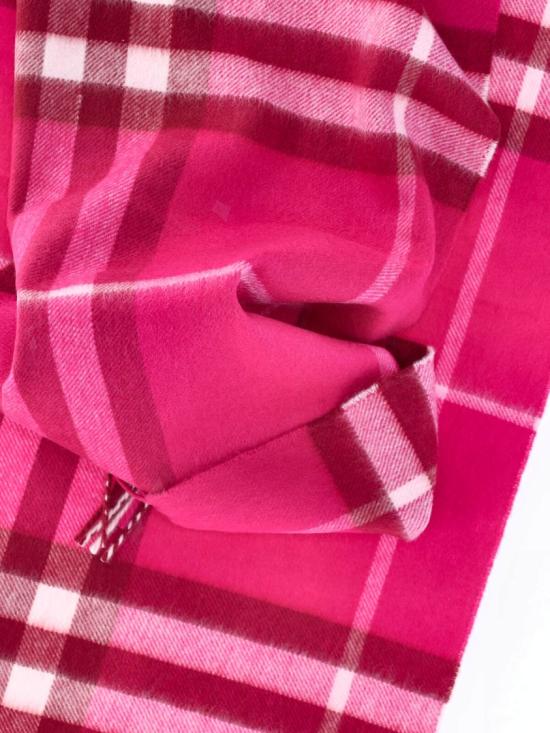 26FW 버버리 체크 캐시미어 스카프 8112709C3270 Pink - BURBERRY