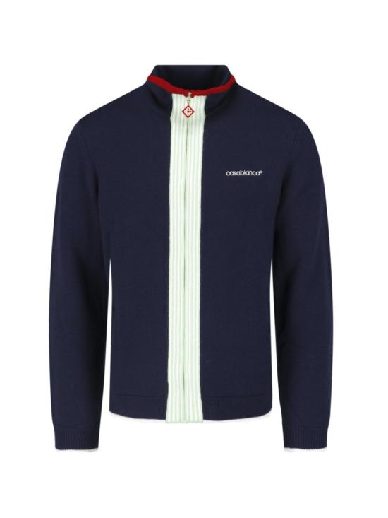 26FW 카사블랑카 니트웨어 M PF26 KW 845 01NAVY Blue