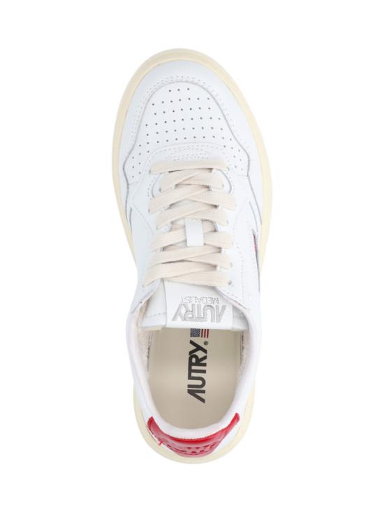 26FW 오트리 메달리스트 로우 레더 스니커즈 AULWLL21 White - AUTRY