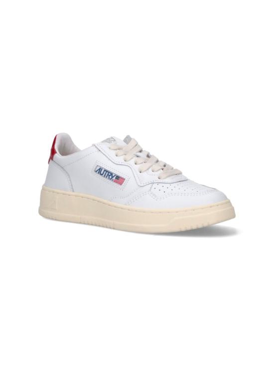 26FW 오트리 메달리스트 로우 레더 스니커즈 AULWLL21 White - AUTRY