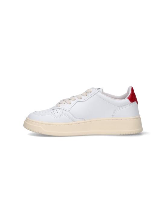 26FW 오트리 메달리스트 로우 레더 스니커즈 AULWLL21 White - AUTRY