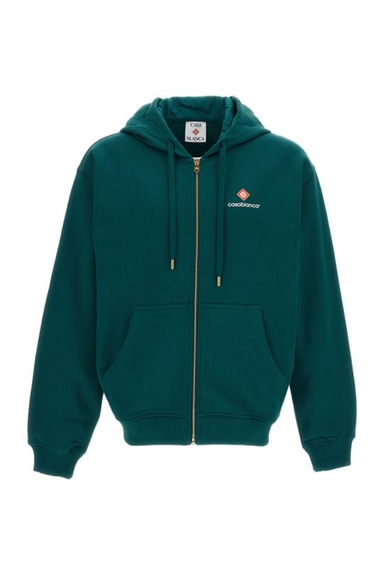 26FW 카사블랑카 후드 티셔츠 PF26JTP51201GREEN Green