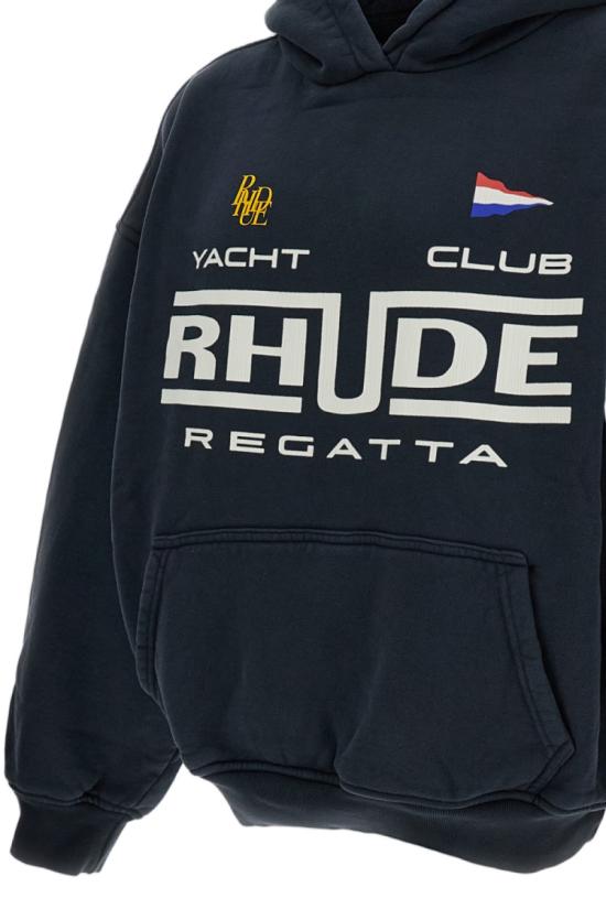 26SS 루드 후드 티셔츠 RHPS26HO010123167 Blue - RHUDE