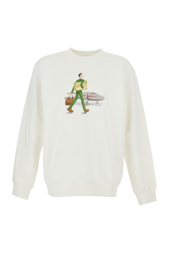 26SS 드롤드무슈 긴팔 티셔츠 JSW187CO127OW White