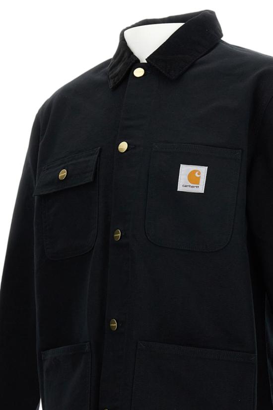  칼하트 WIP 디어본 캔버스 미시건 초어 코트 I03151900E02 Black - CARHARTT WIP