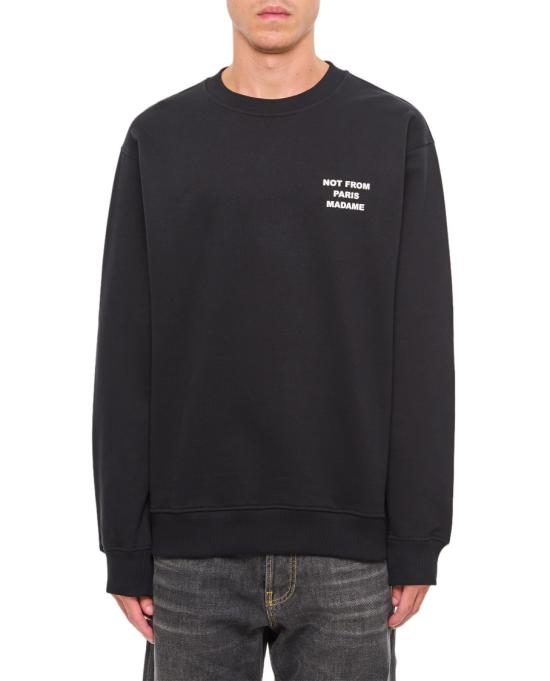  드롤드무슈 긴팔 티셔츠 PERMSW149CO127BL Black