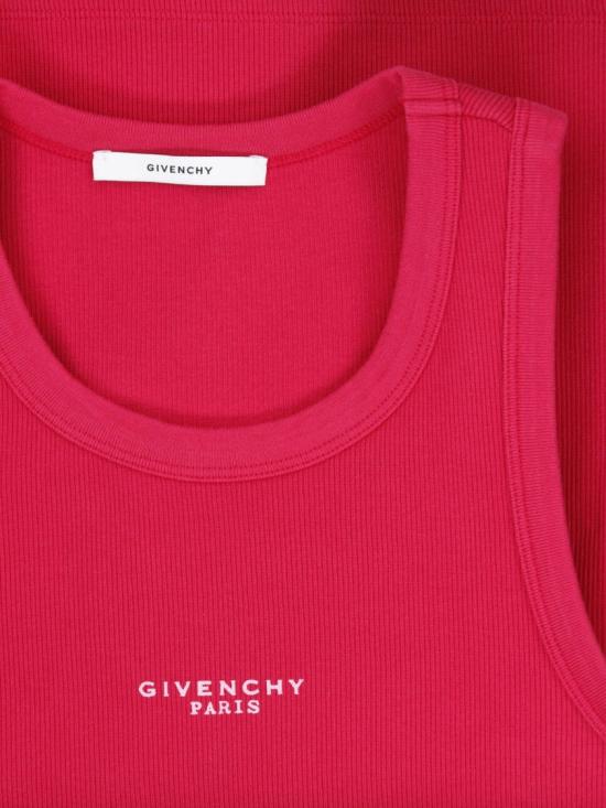 26FW 지방시 민소매 티셔츠 BW70FPP7BR669 Red - GIVENCHY