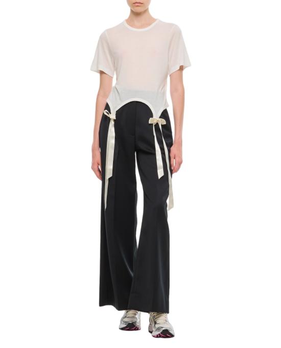  시몬로샤 반팔 티셔츠 52230571IVORY White - SIMONE ROCHA