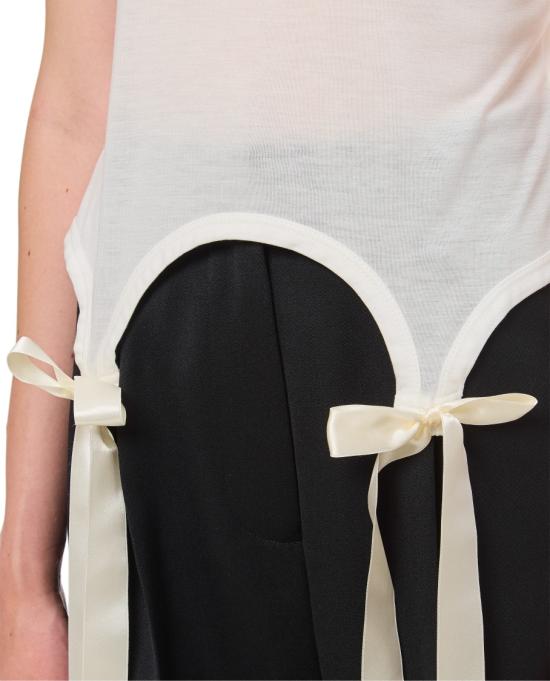  시몬로샤 반팔 티셔츠 52230571IVORY White - SIMONE ROCHA